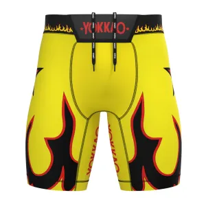 Flames Compression MMA Shorts