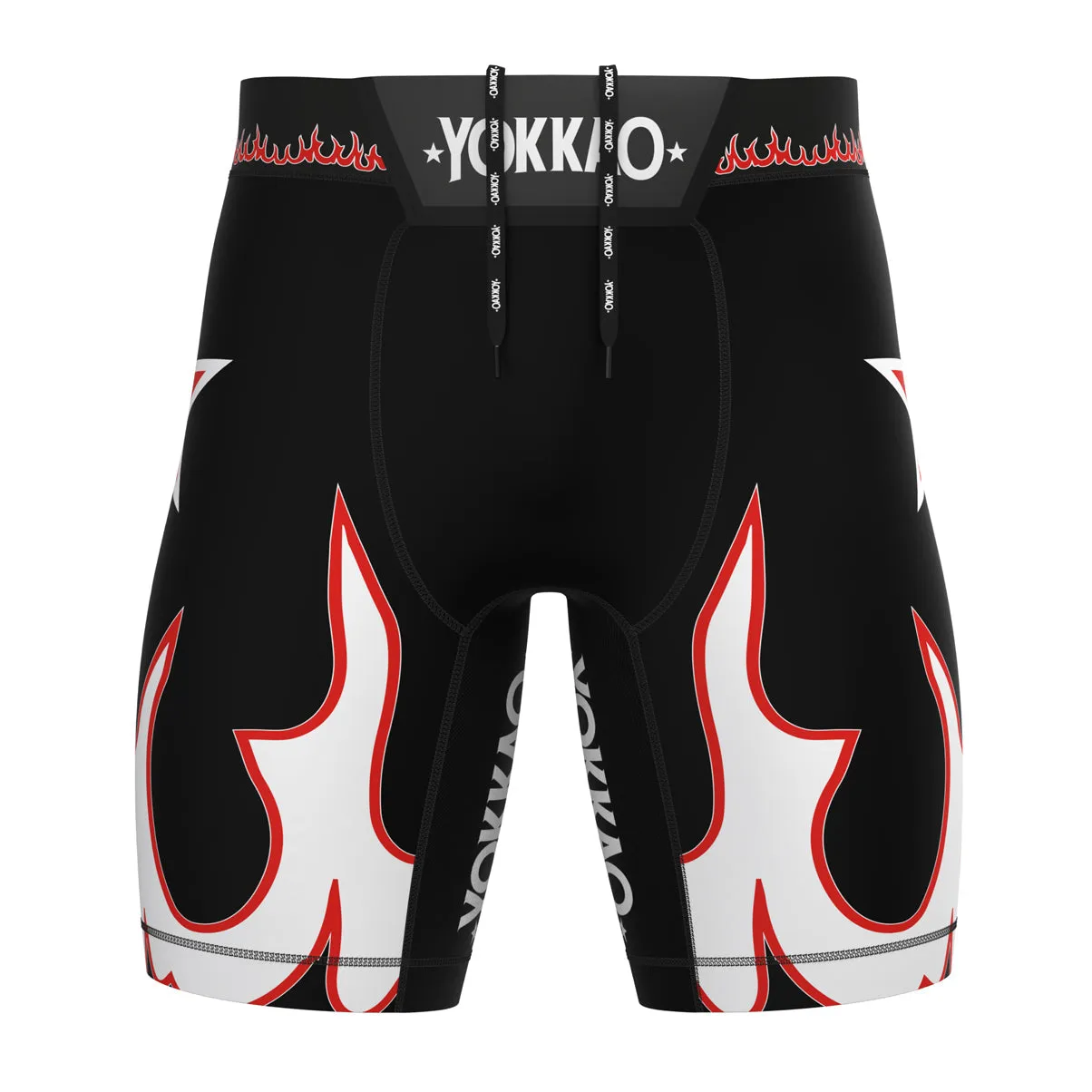 Flames Compression MMA Shorts