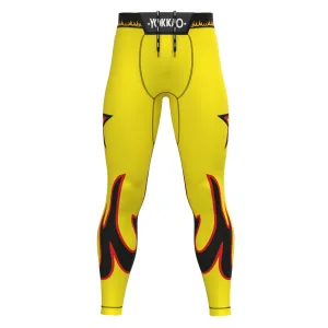 Flames Compression Pants