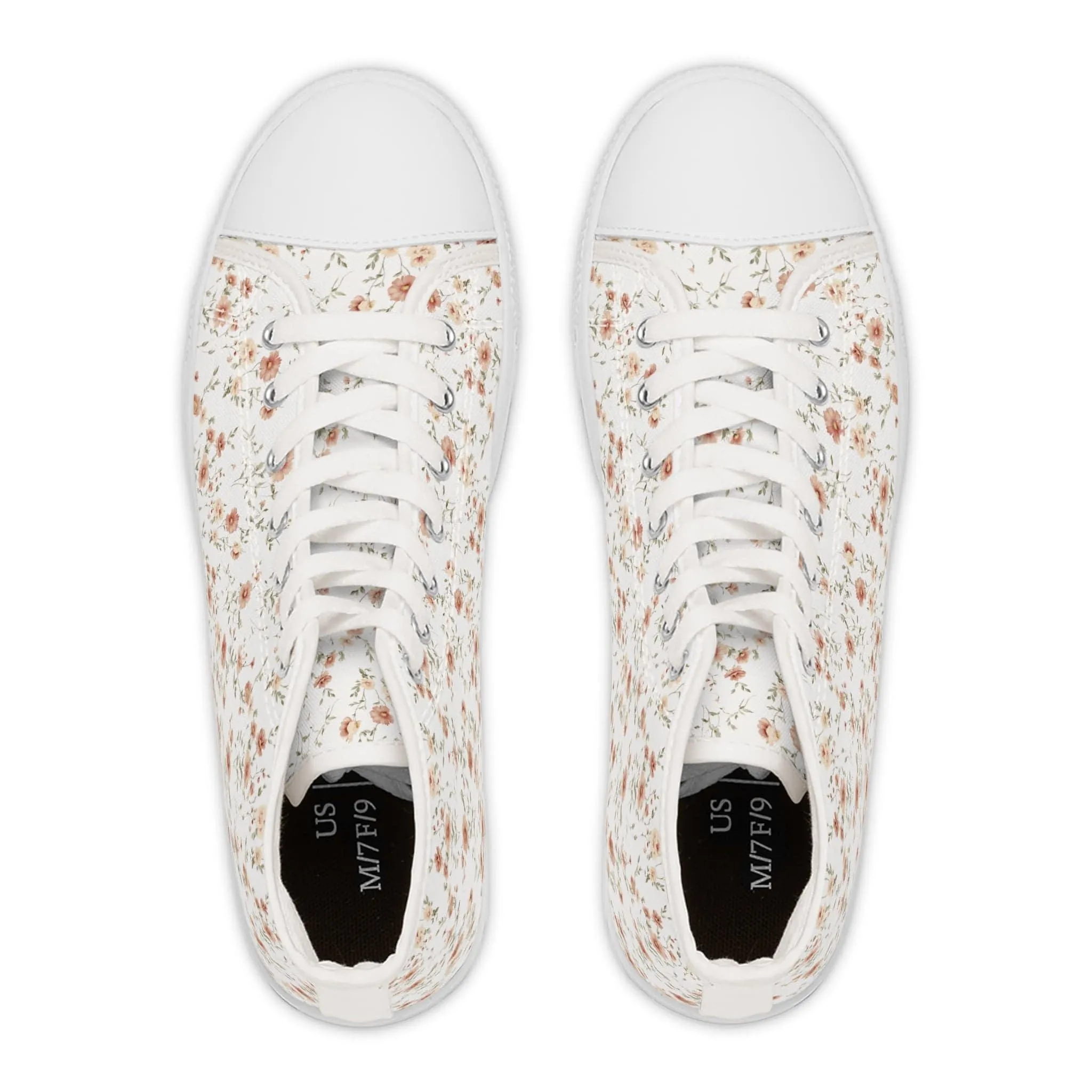 Floral High Top Sneakers