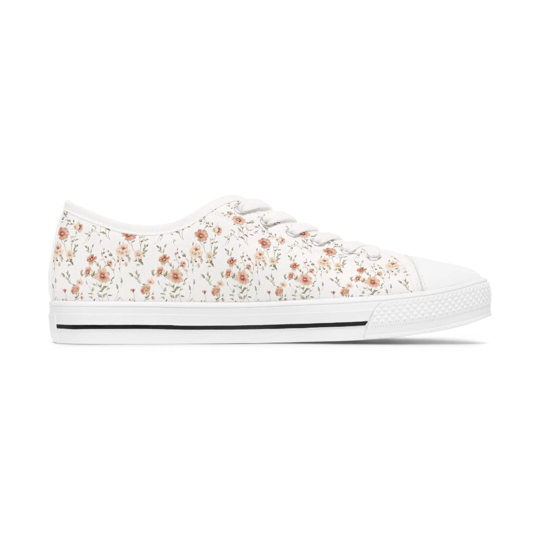 Floral Women's Low Top Sneakers