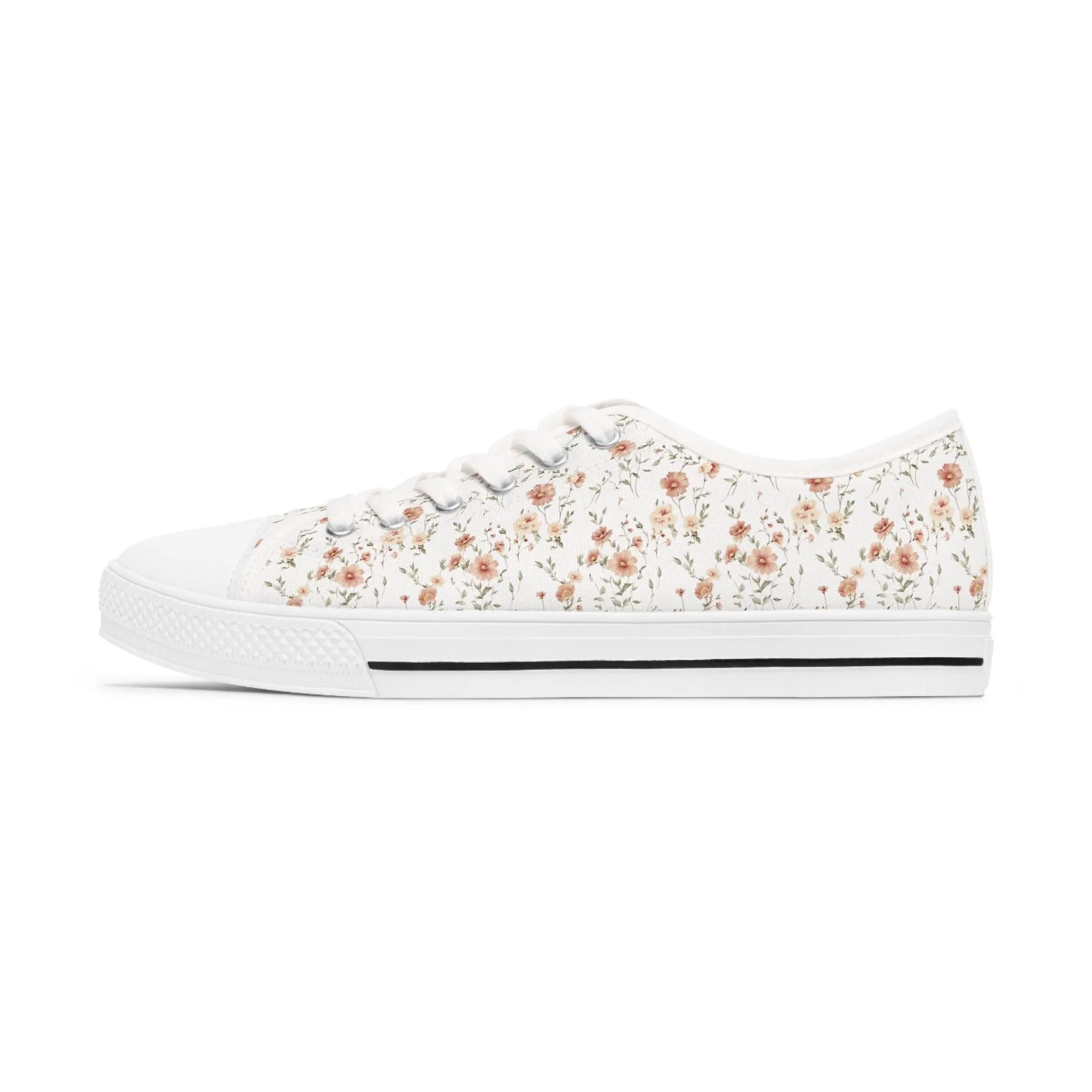 Floral Women's Low Top Sneakers