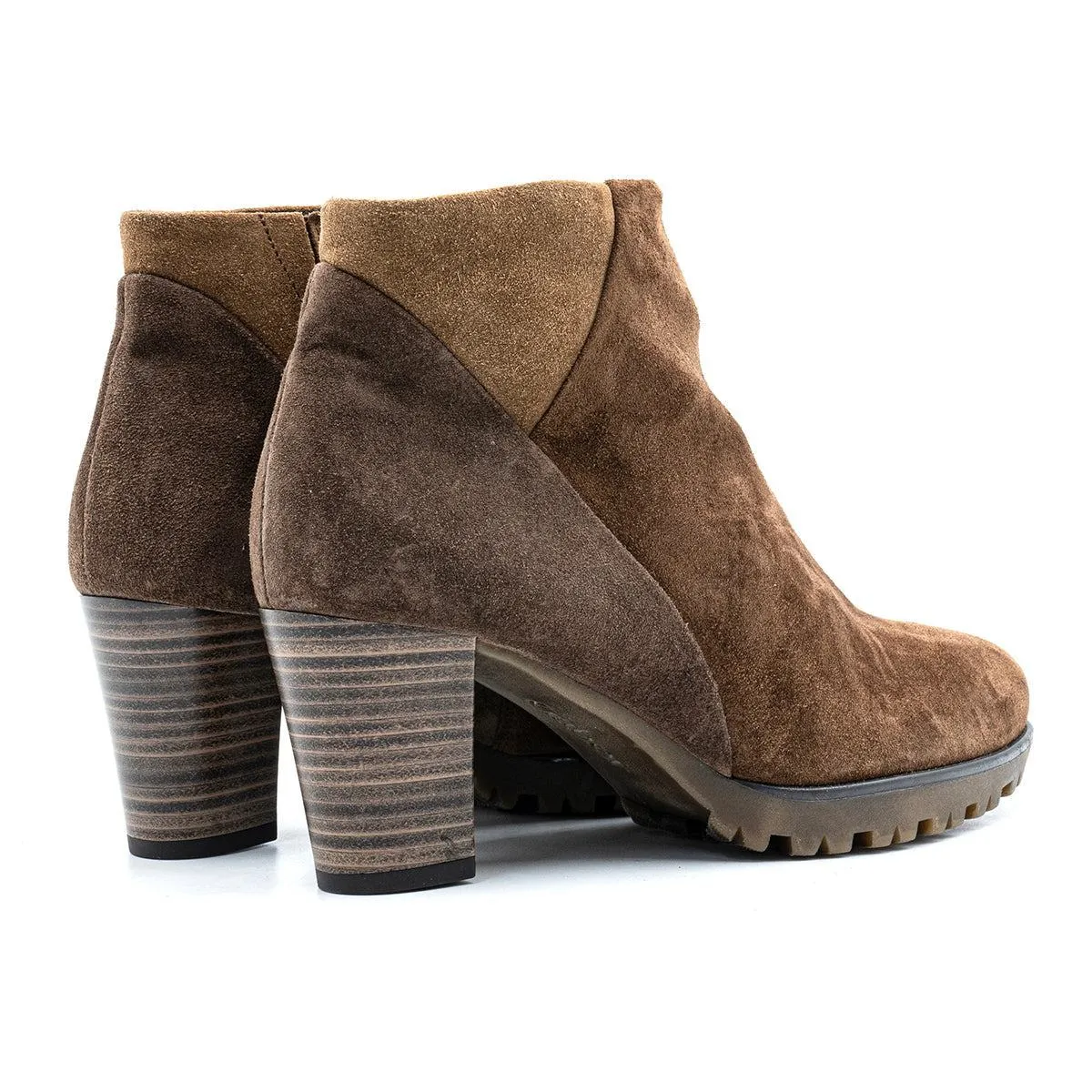 Gabor Calista Ankle Boots Suede Brown Colour For Women