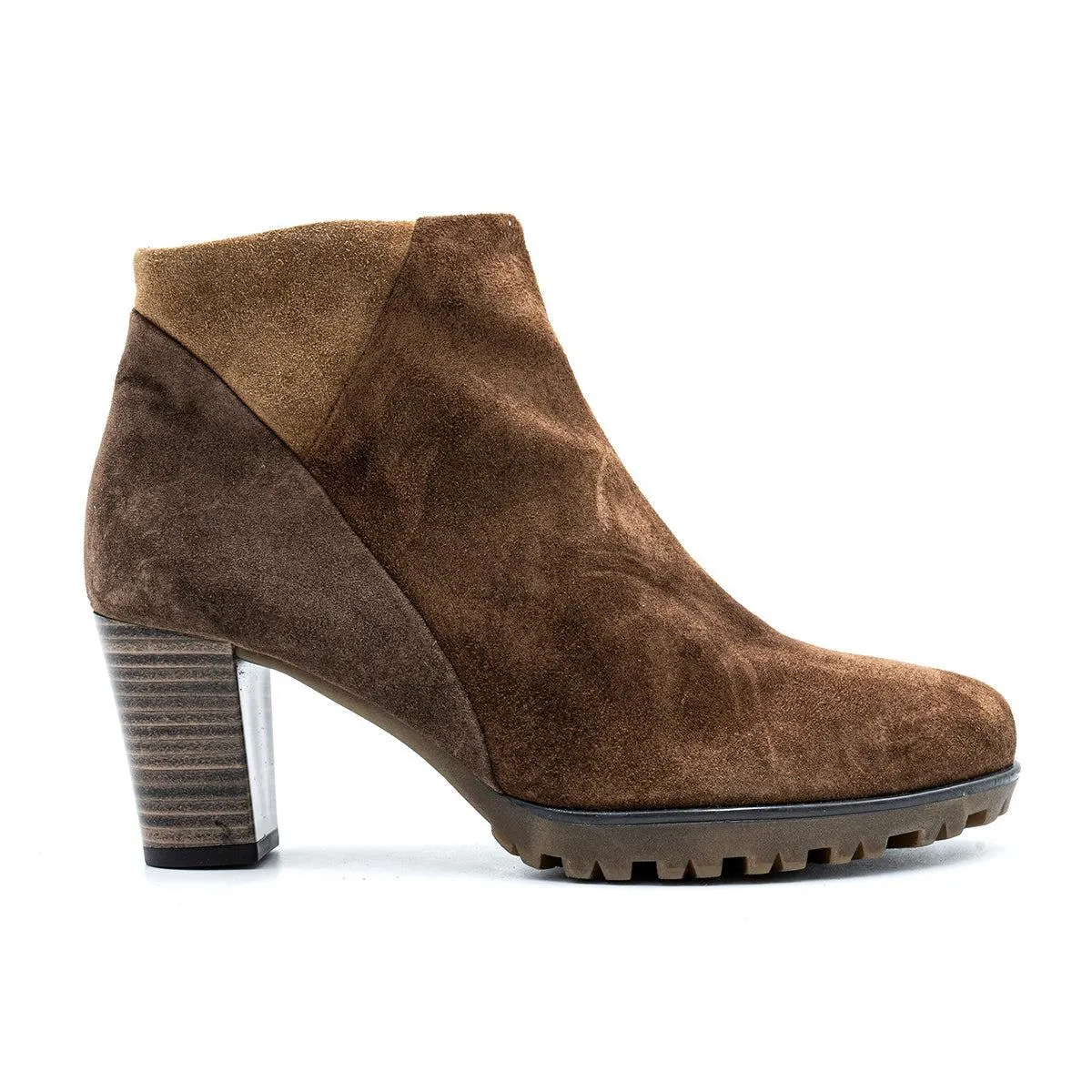 Gabor Calista Ankle Boots Suede Brown Colour For Women