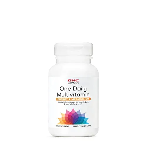 GNC Women's One Daily Multi 60 Caplets Energy and Metabolism