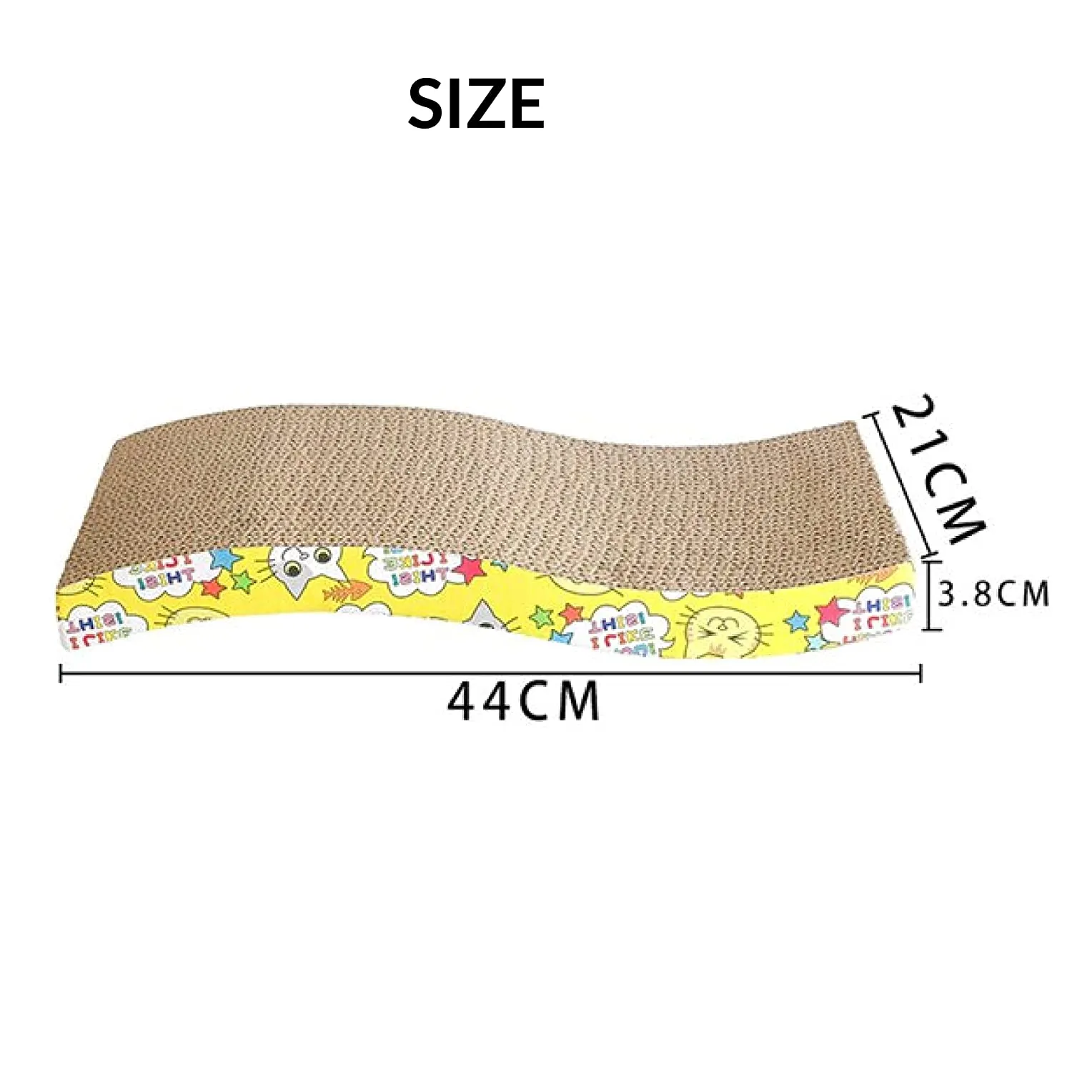 Goofy Tails Recycled Paper S-Shaped Cat Scratching Pad