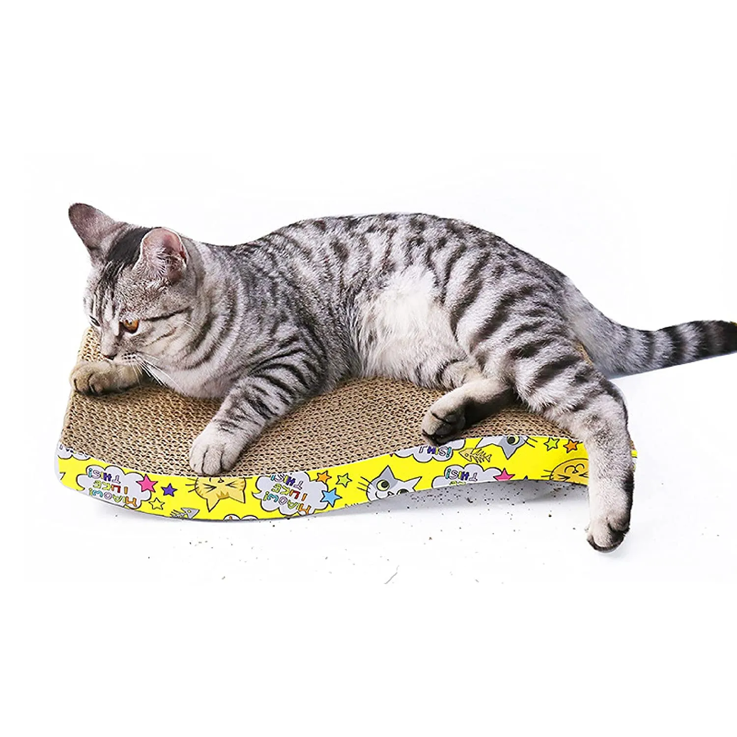 Goofy Tails Recycled Paper S-Shaped Cat Scratching Pad