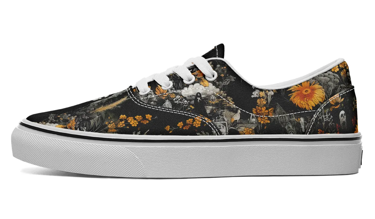 Grim’s Harvest Street Sneakers - Premium Vegan Canvas Sneakers with Durable Waffle Soles