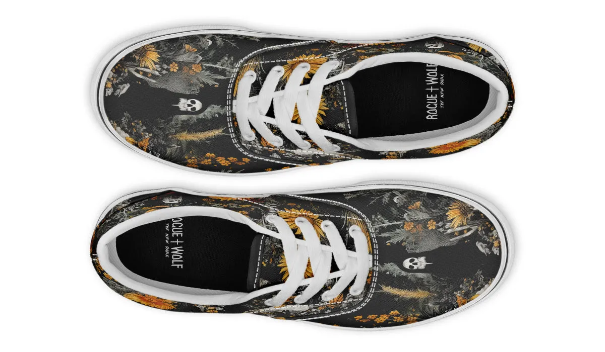 Grim’s Harvest Street Sneakers - Premium Vegan Canvas Sneakers with Durable Waffle Soles