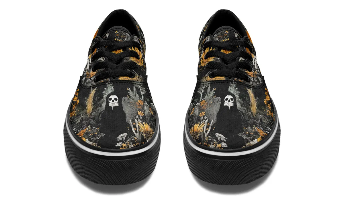 Grim’s Harvest Street Sneakers - Premium Vegan Canvas Sneakers with Durable Waffle Soles