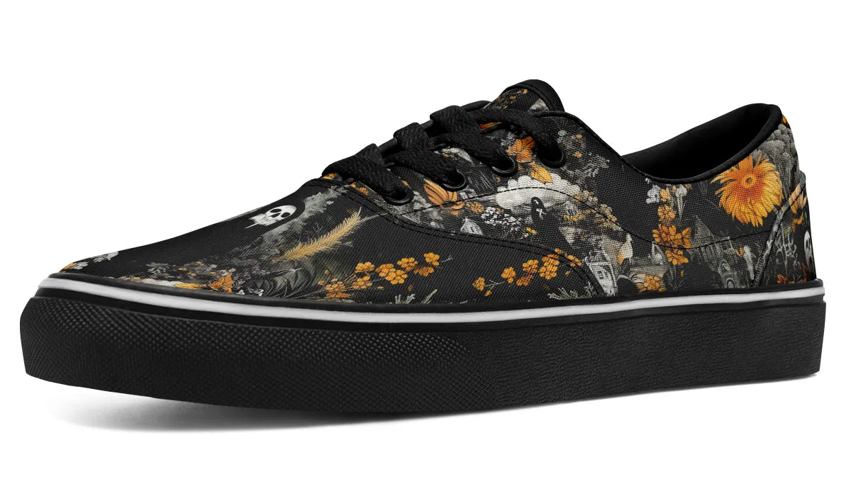 Grim’s Harvest Street Sneakers - Premium Vegan Canvas Sneakers with Durable Waffle Soles