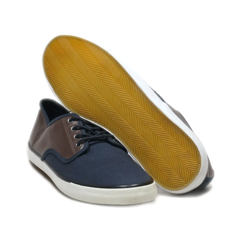 H&M Casual Lace Ups Canvas Blue Colour For Men