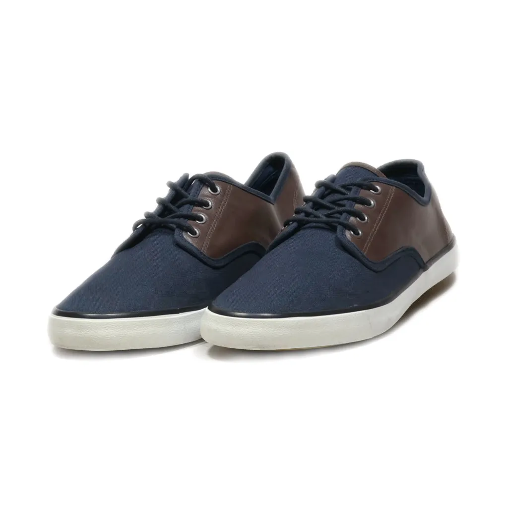 H&M Casual Lace Ups Canvas Blue Colour For Men