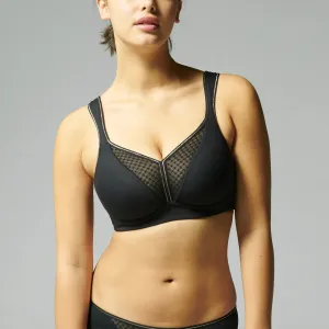 Harmony Underwire Sports Bra In Black - Simone Perele