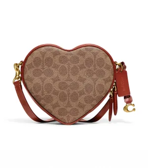 Heart Crossbody Bag B4/Tan Rust