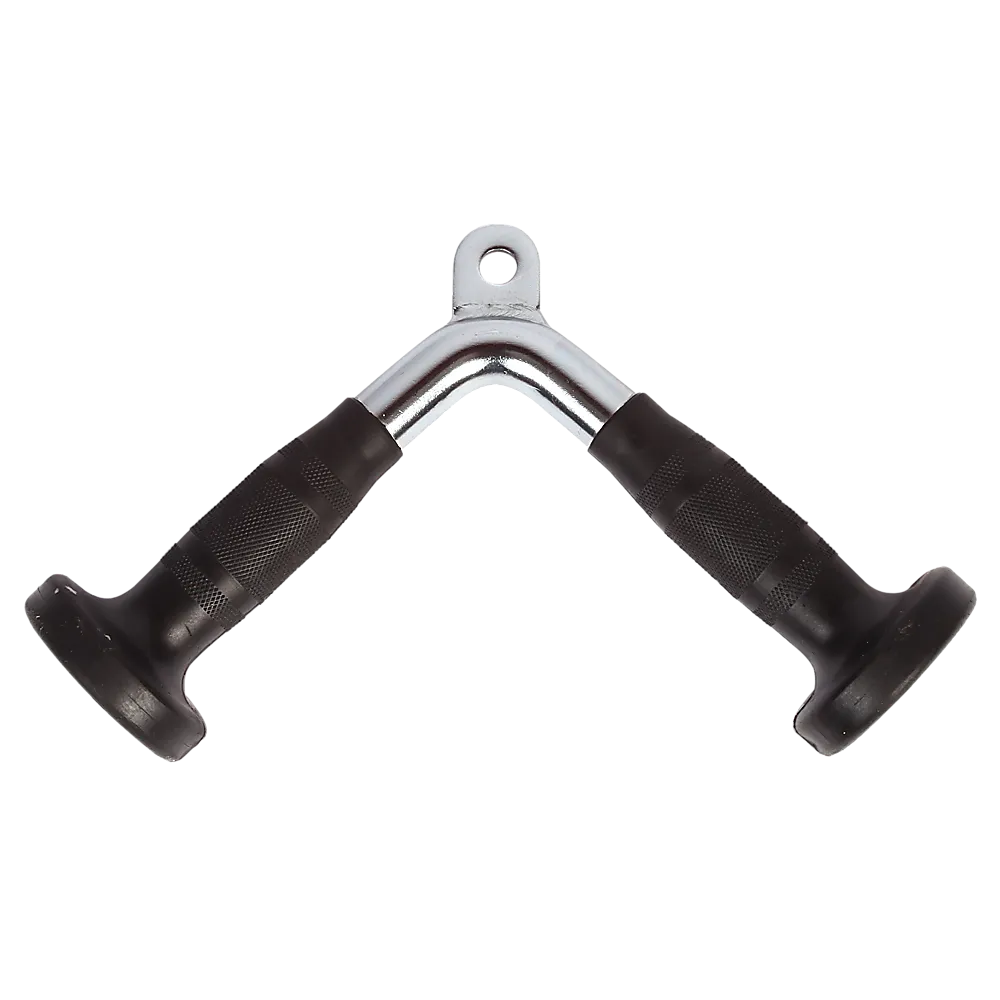 Heavy-Duty Steel Tricep Pushdown Bar with Knurled Grips - Randy & Travis