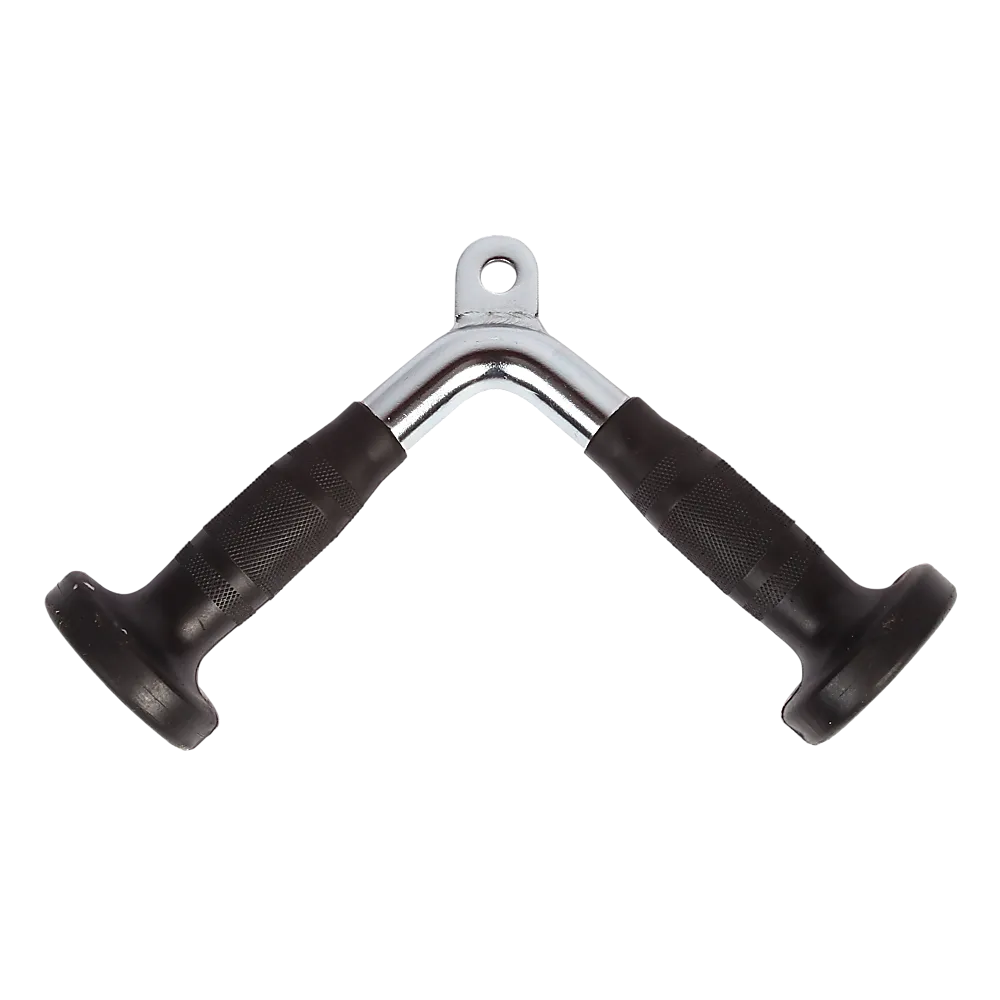 Heavy-Duty Steel Tricep Pushdown Bar with Knurled Grips - Randy & Travis