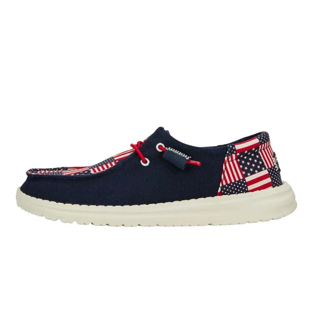 'Hey Dude' Women's Wendy Funk Americana - Navy / Red