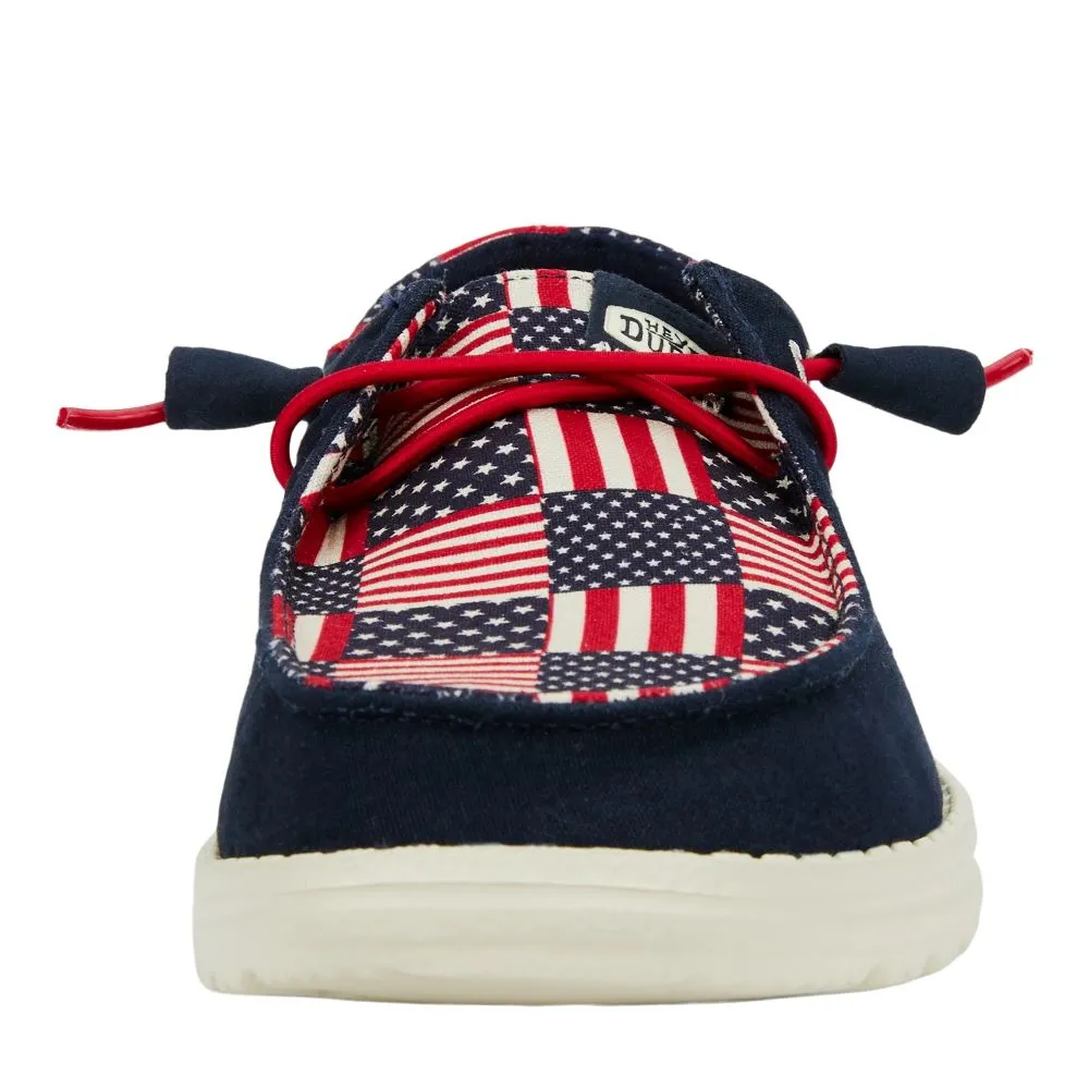 'Hey Dude' Women's Wendy Funk Americana - Navy / Red