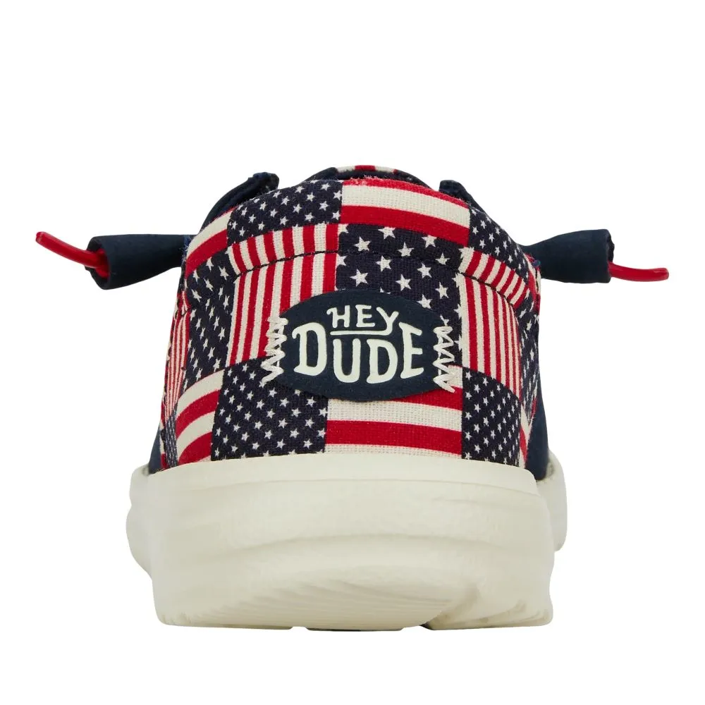 'Hey Dude' Women's Wendy Funk Americana - Navy / Red