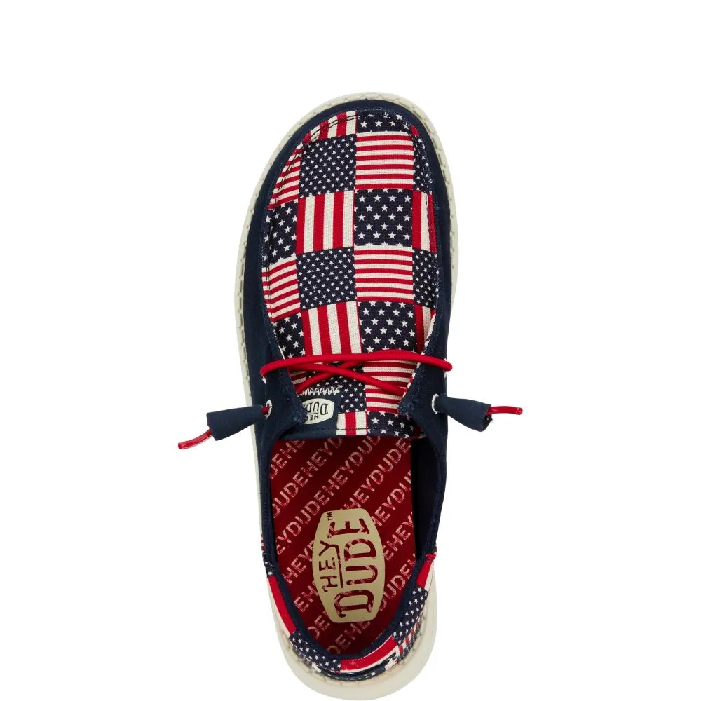 'Hey Dude' Women's Wendy Funk Americana - Navy / Red