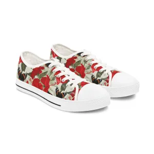 Hibiscus Women's Low Top Sneakers