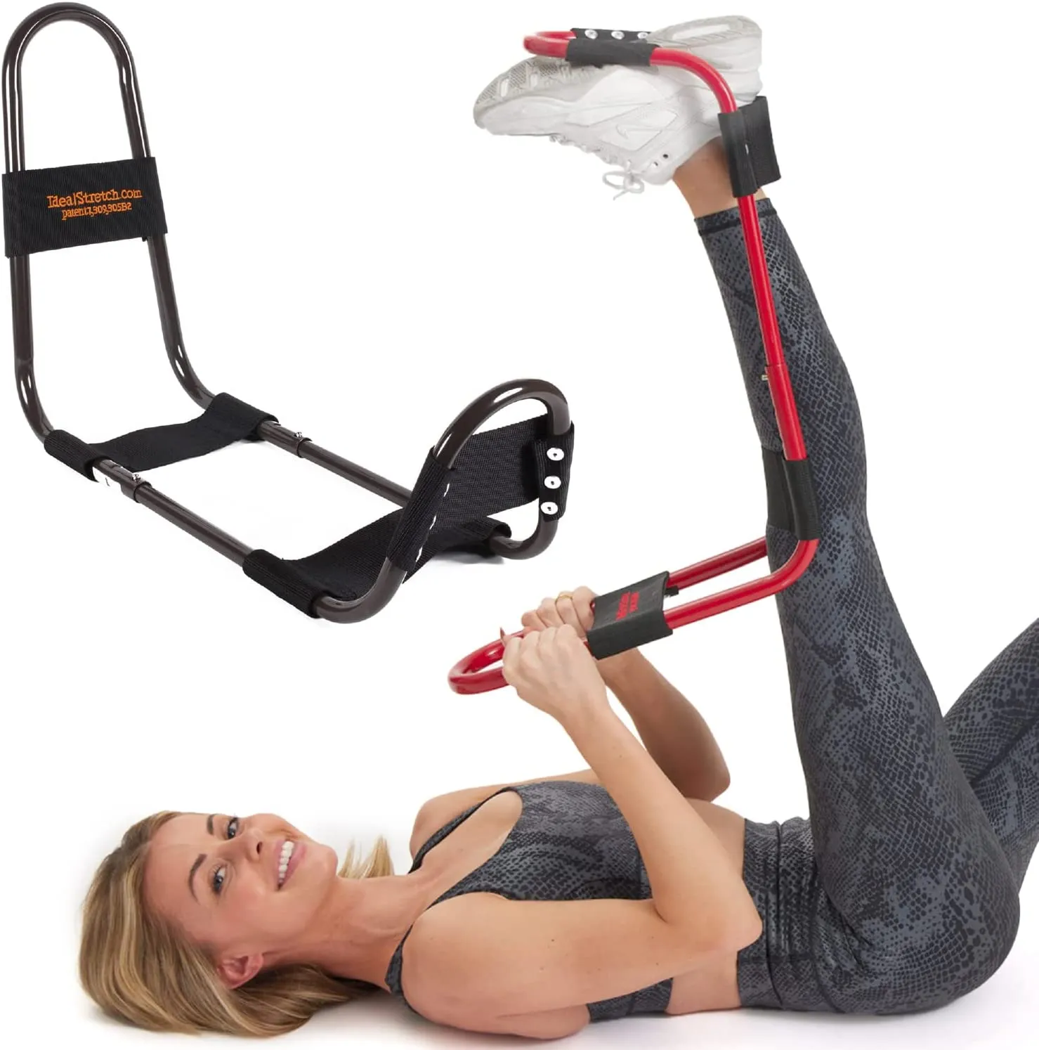 IdealStretch Original Basic Style Hamstring Stretcher Device - Hamstring & Calf Stretcher Reduces Pain & Provides Deep Knee Stretch