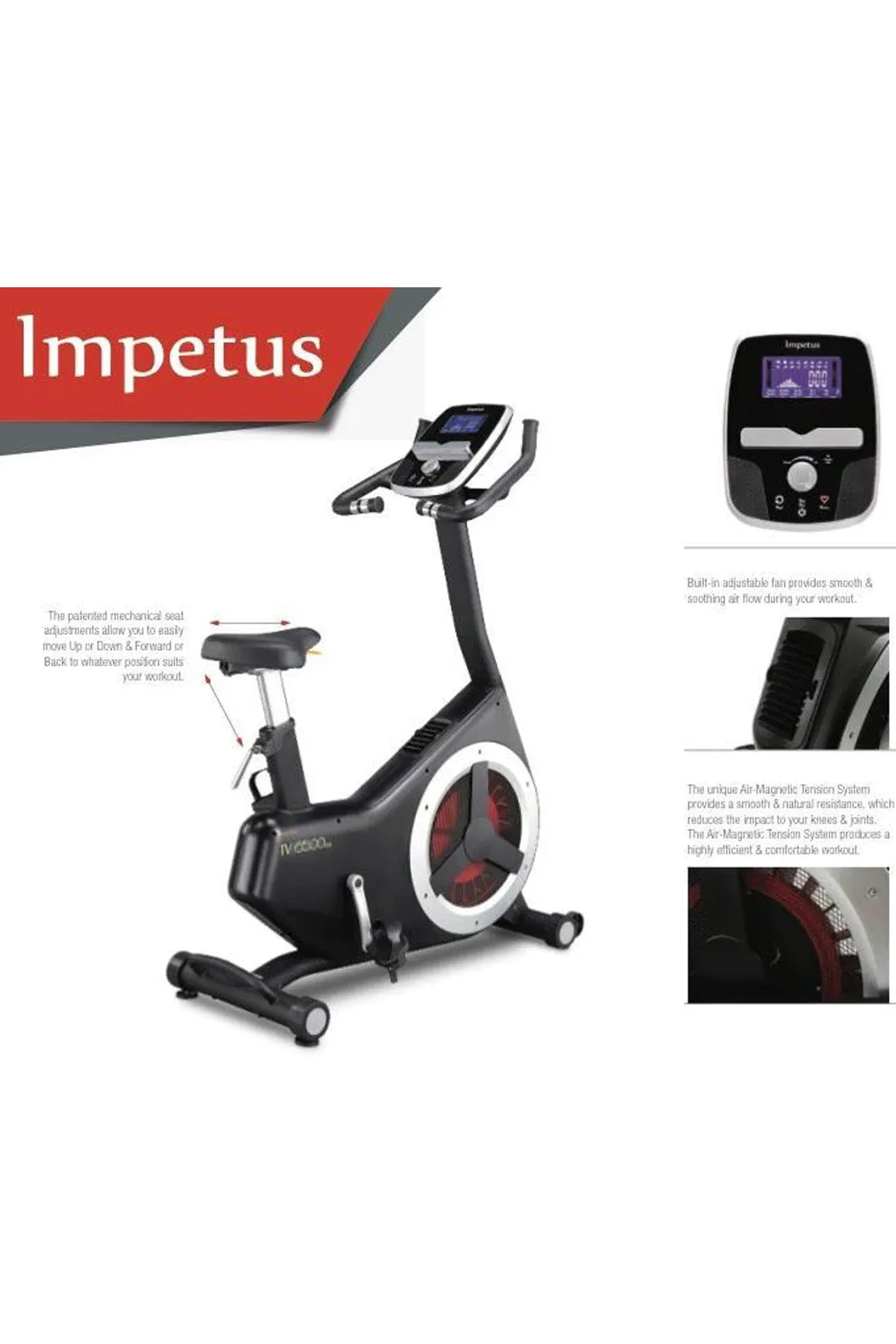 Impetus Light Commercial Exercise Bike AIV6500AMV2