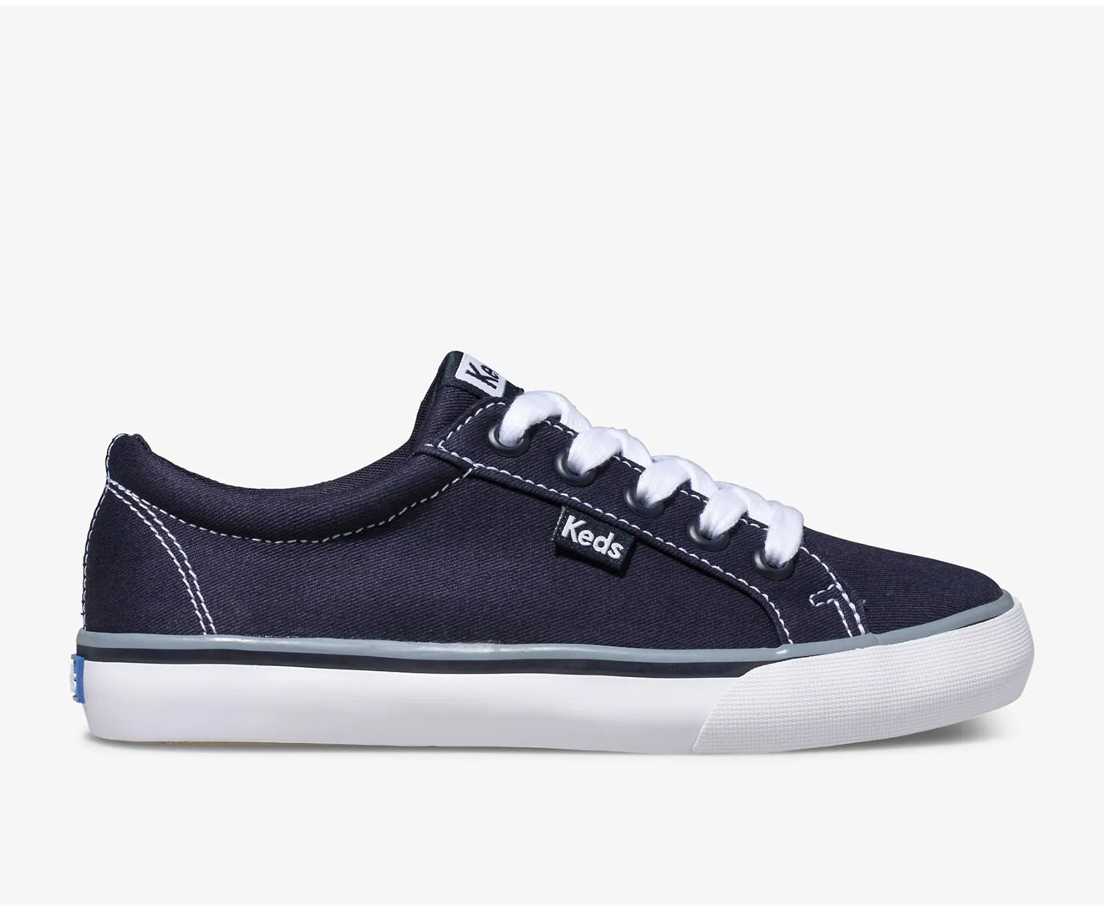 Jump Kick Kid's Lace Sneaker - Navy Canvas