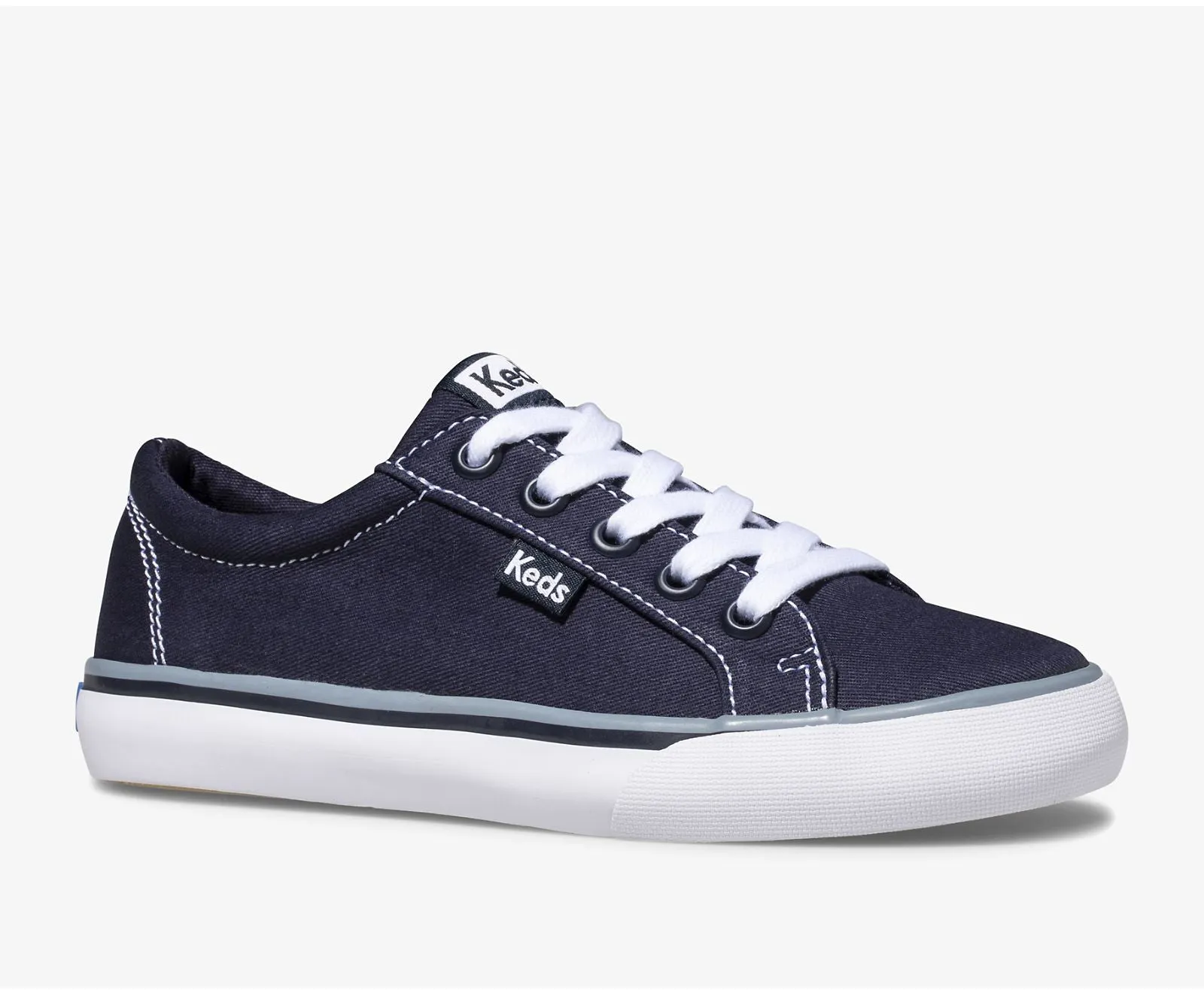 Jump Kick Kid's Lace Sneaker - Navy Canvas