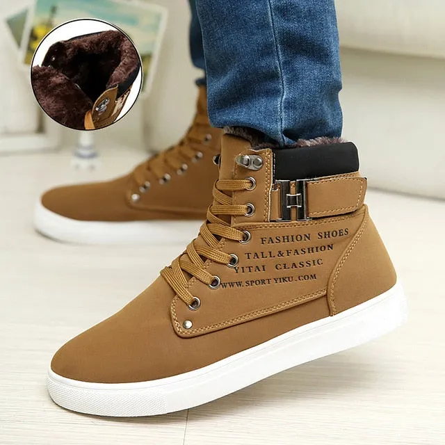 keep Warm winter shoes men sneakers 2020