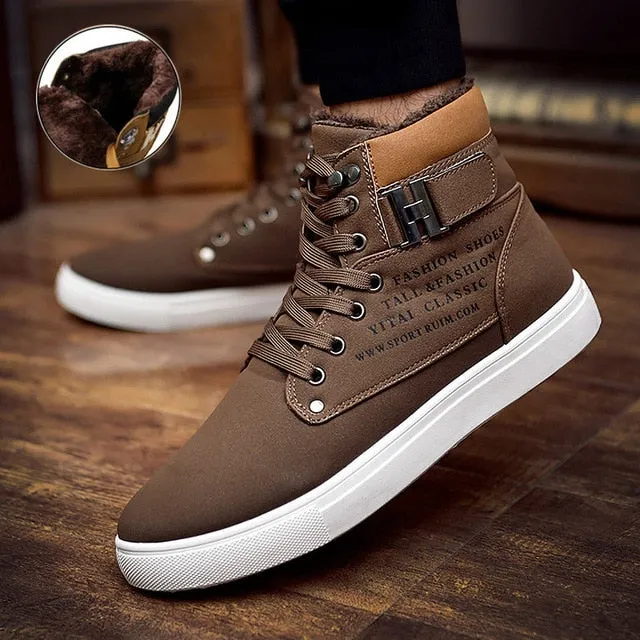 keep Warm winter shoes men sneakers 2020