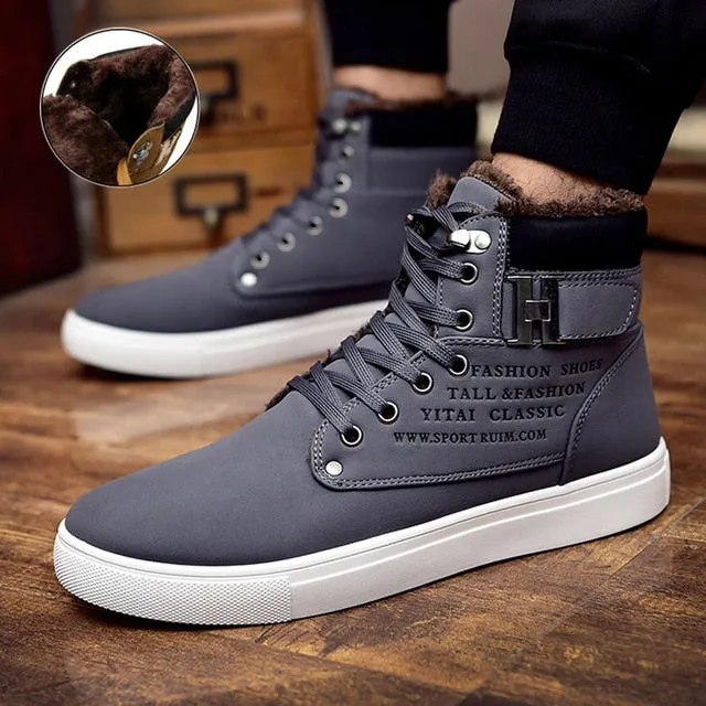 keep Warm winter shoes men sneakers 2020