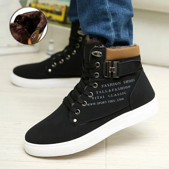 keep Warm winter shoes men sneakers 2020