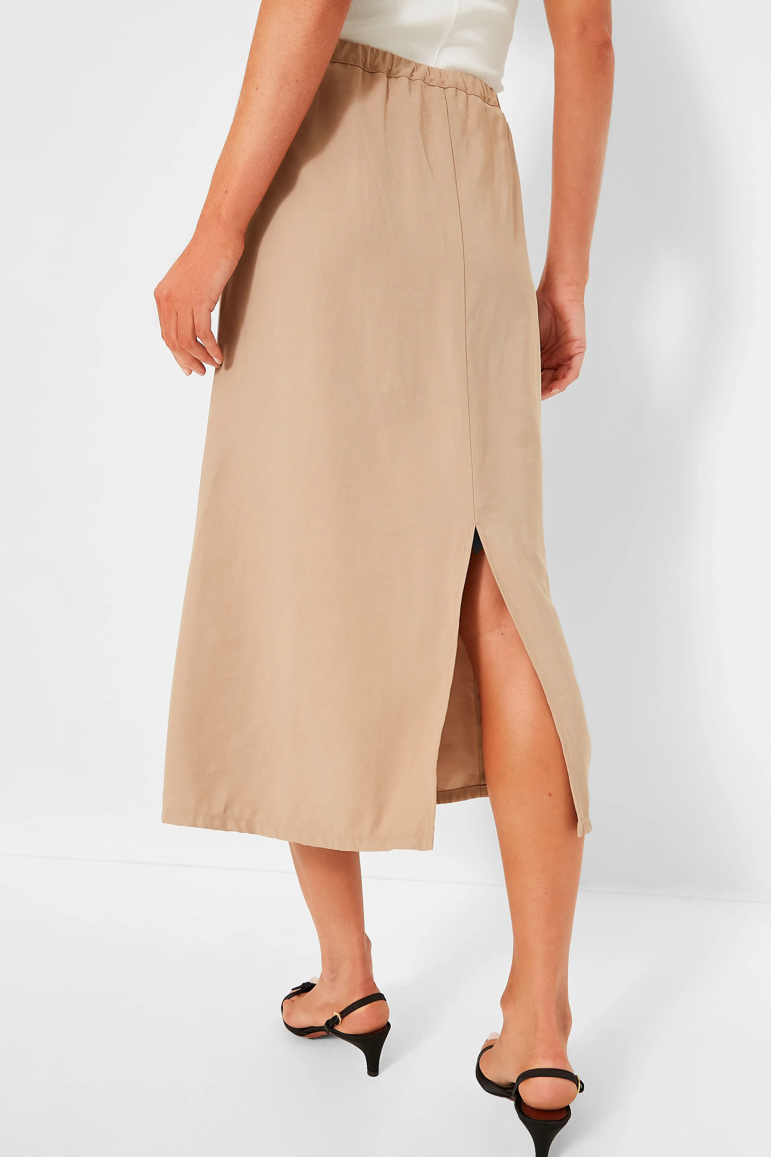 Khaki Keaton Skirt