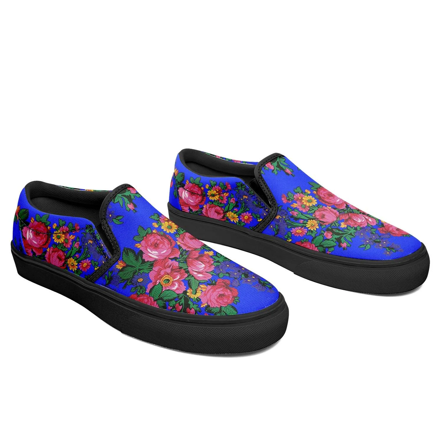 Kokum's Revenge Royal Otoyimm Kid's Canvas Slip On Shoes