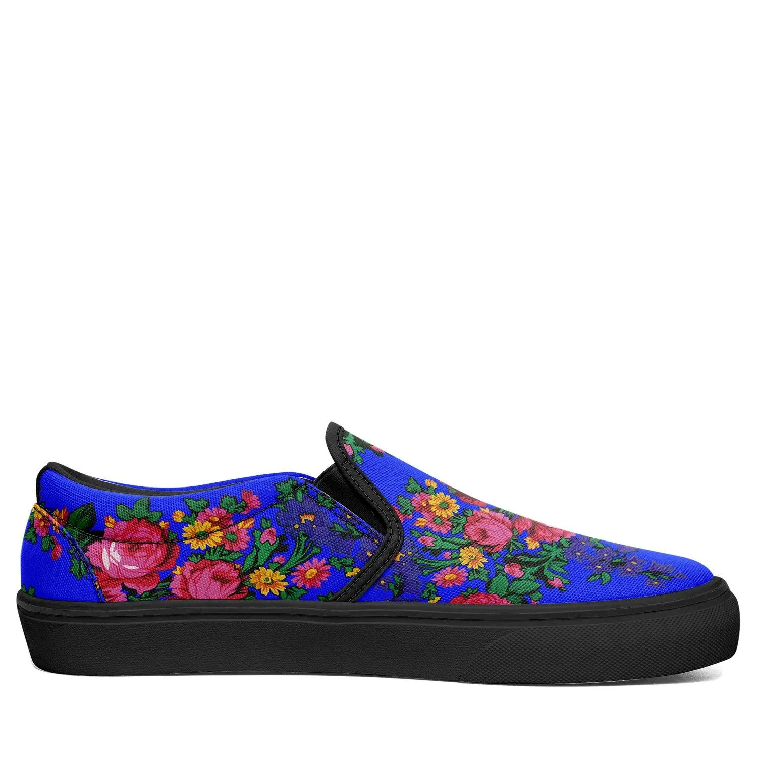 Kokum's Revenge Royal Otoyimm Kid's Canvas Slip On Shoes