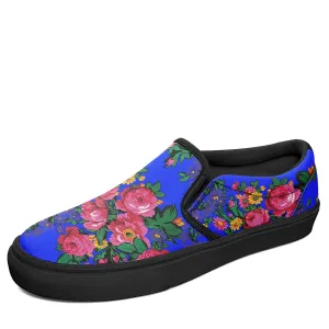 Kokum's Revenge Royal Otoyimm Kid's Canvas Slip On Shoes