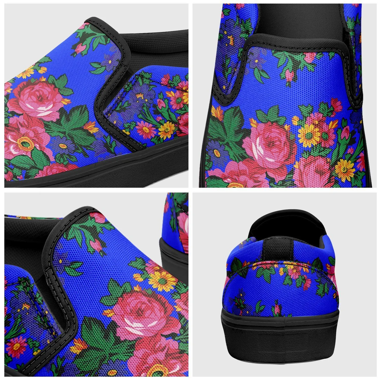 Kokum's Revenge Royal Otoyimm Kid's Canvas Slip On Shoes