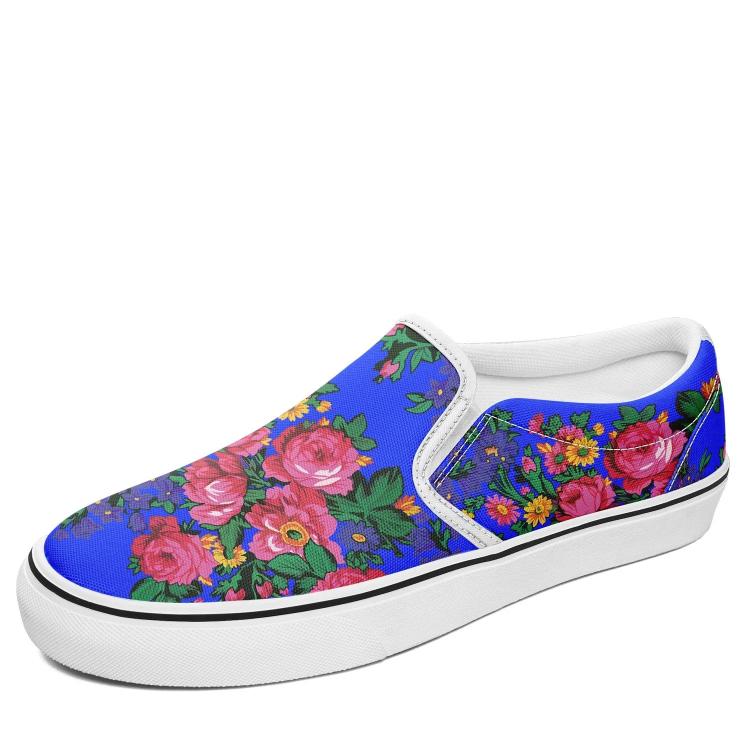 Kokum's Revenge Royal Otoyimm Kid's Canvas Slip On Shoes