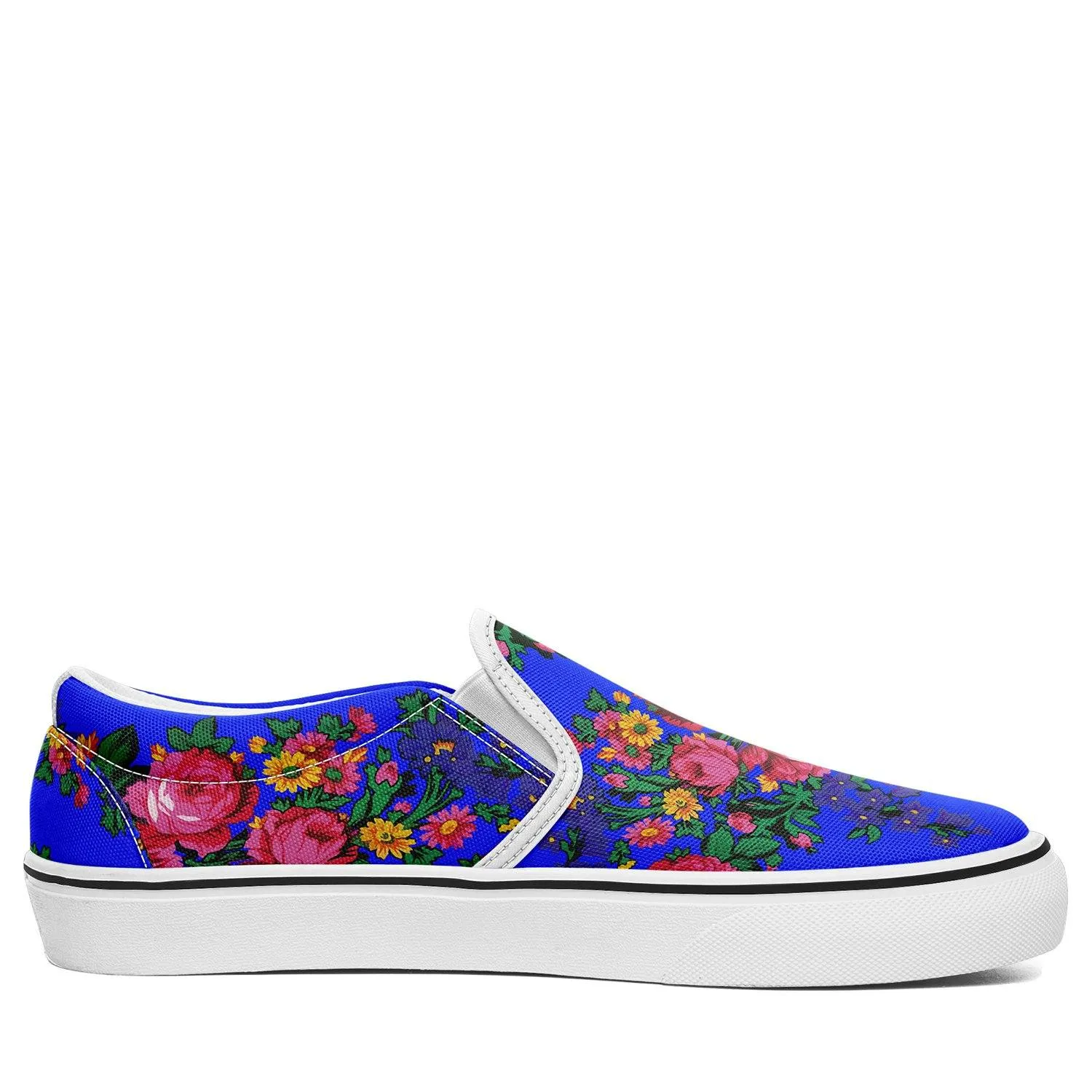 Kokum's Revenge Royal Otoyimm Kid's Canvas Slip On Shoes