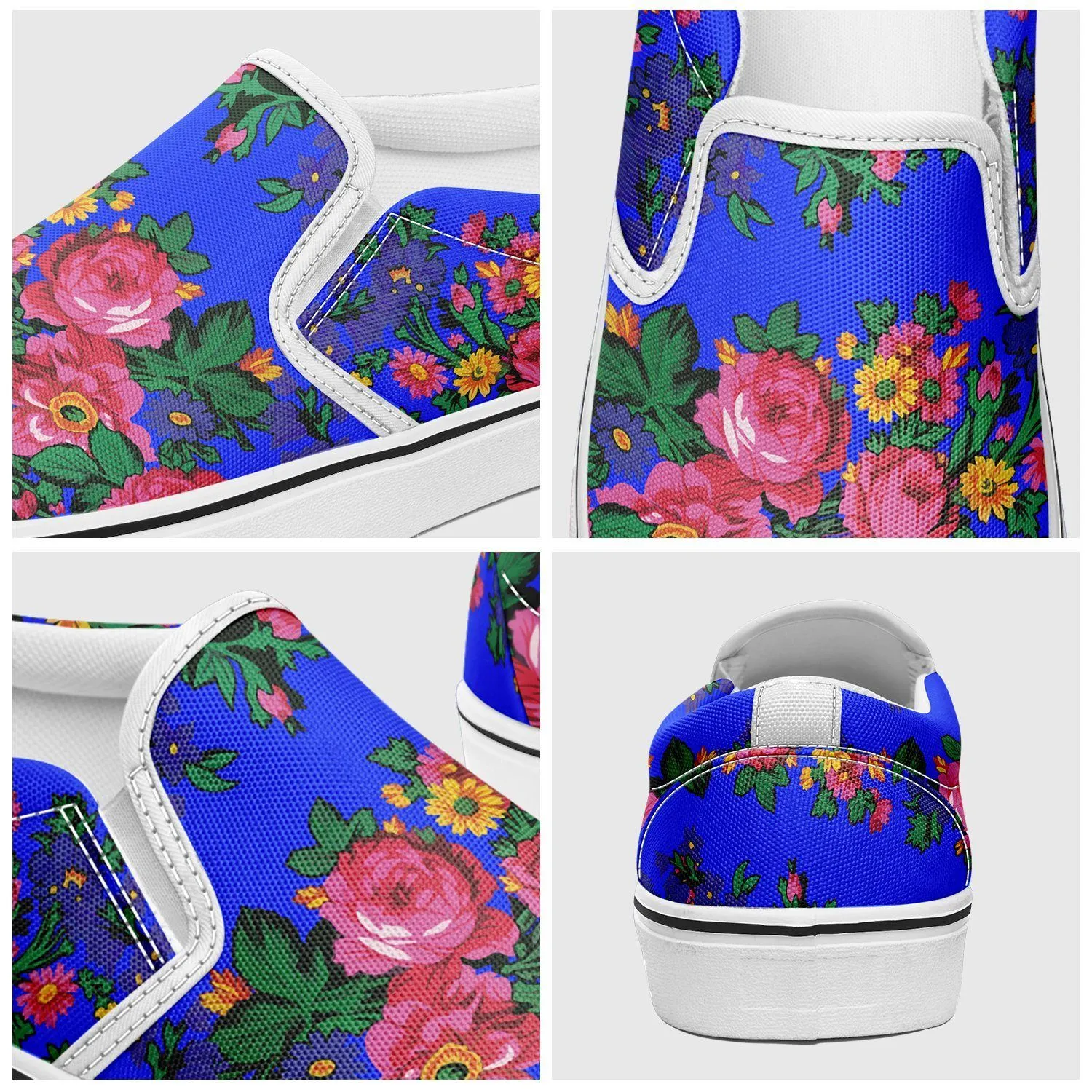 Kokum's Revenge Royal Otoyimm Kid's Canvas Slip On Shoes