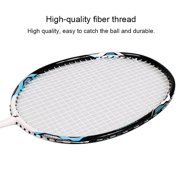 LEIJIAER 8500 Carbon Composite Badminton Racket   2 Sweatbands Set for Adults