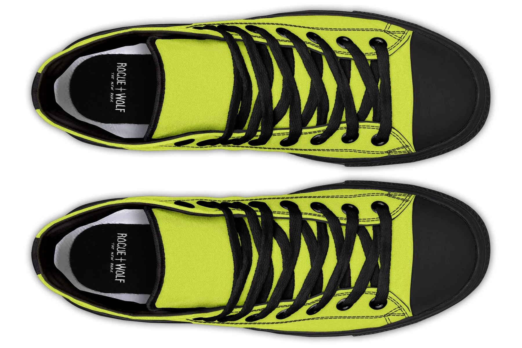 Lime Punch High Tops - Classic Premium Canvas Shoes with Comfortable and Durable Soles