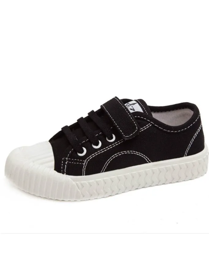 Lovely Low Top Velcro Sneakers by Liv and Mia