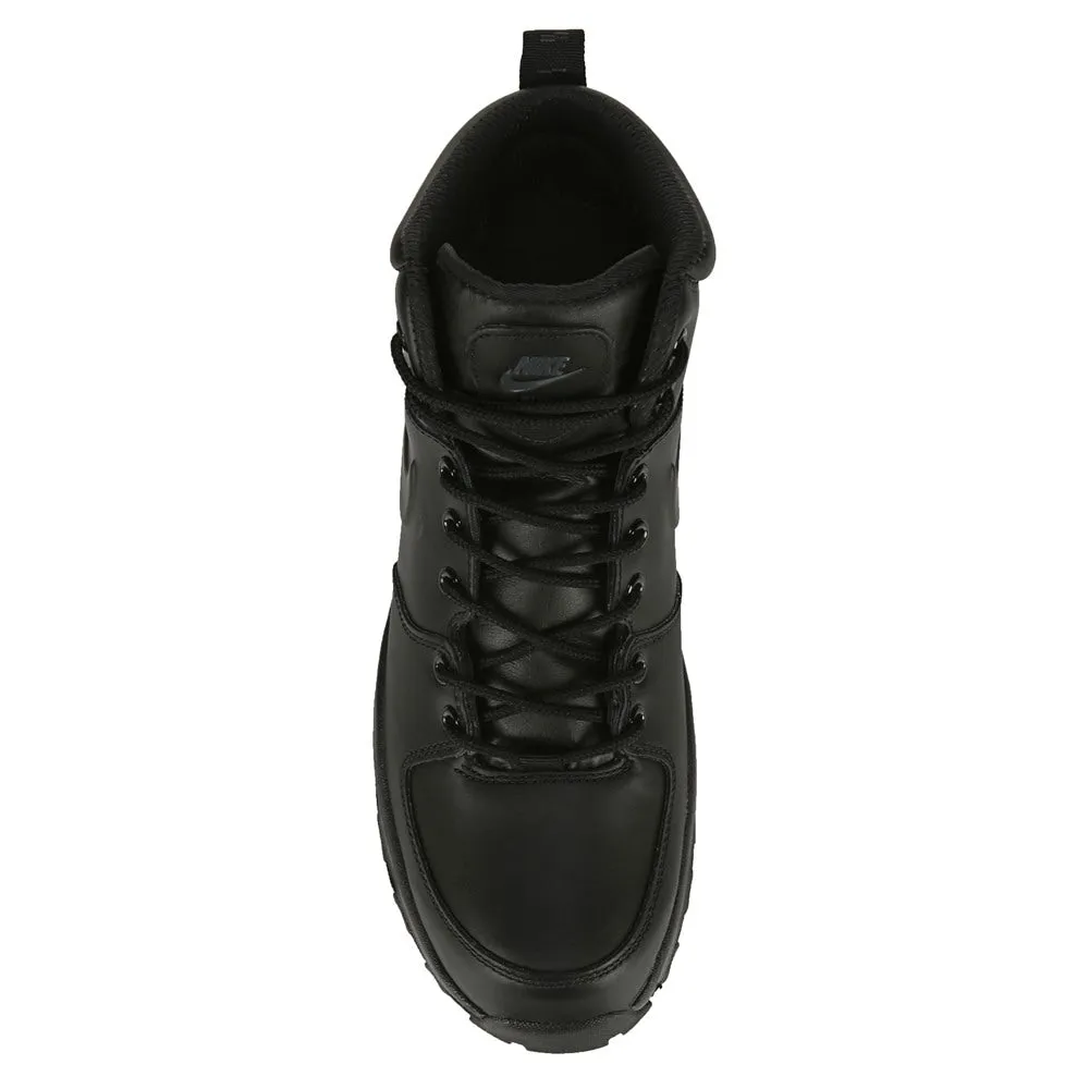 Manoa Nike Men's Leather Lace-up Boots, Black