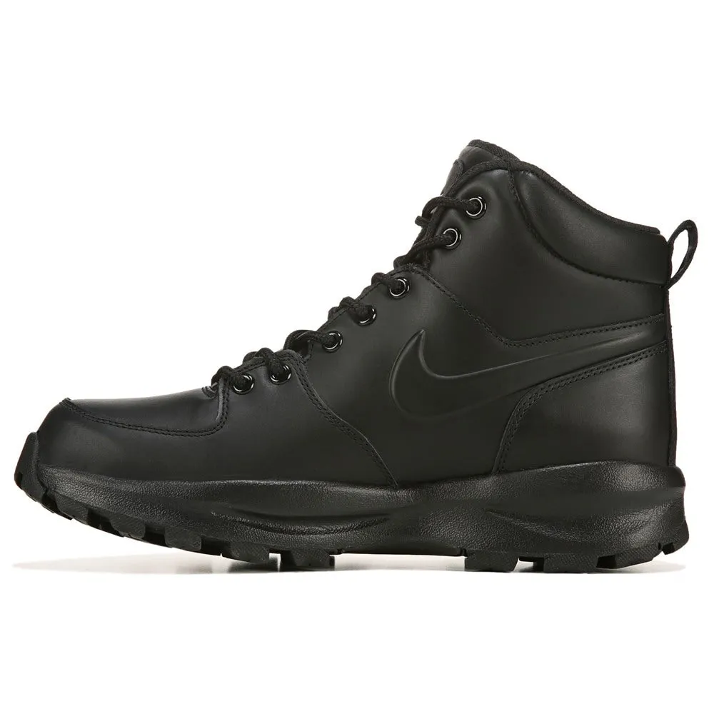 Manoa Nike Men's Leather Lace-up Boots, Black