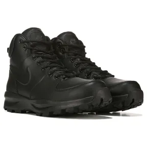 Manoa Nike Men's Leather Lace-up Boots, Black