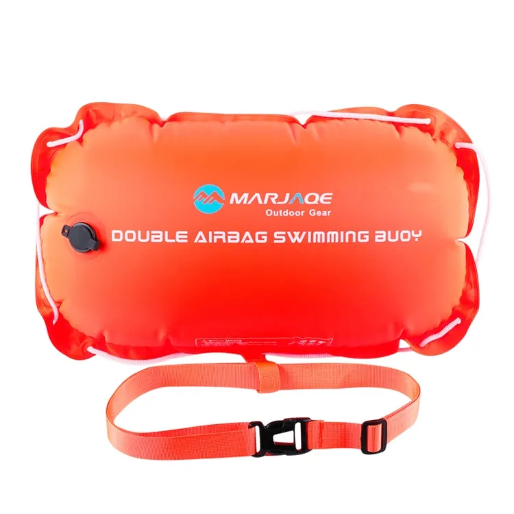 MARJAQE  Single Air Bag Safety Training Swimming Buoy with Waist Belt(Orange)