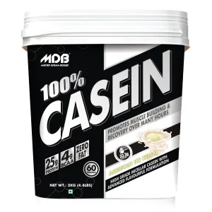 MasterDreamBodies MDB Micellar Casein Protein | 25g Protein with 4g BCAA | Premium Grade Casein with Advanced Formulation | (American Ice Cream, 2 kg)